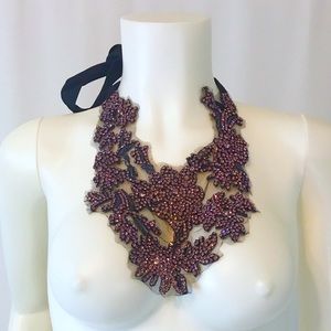 Vera Wang | Swarovski Purple Statement Necklace